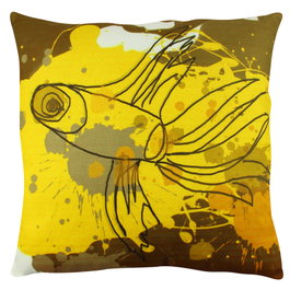 Aberto Design Cojín Multicolor 43 x 43 cm